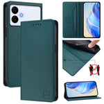 RC01 Custodia per telefono in pelle RFID con ventosa magnetica a doppia piega, For Galaxy S26 FE 5G, For Galaxy S26+ 5G, For Galaxy S26 Edge 5G