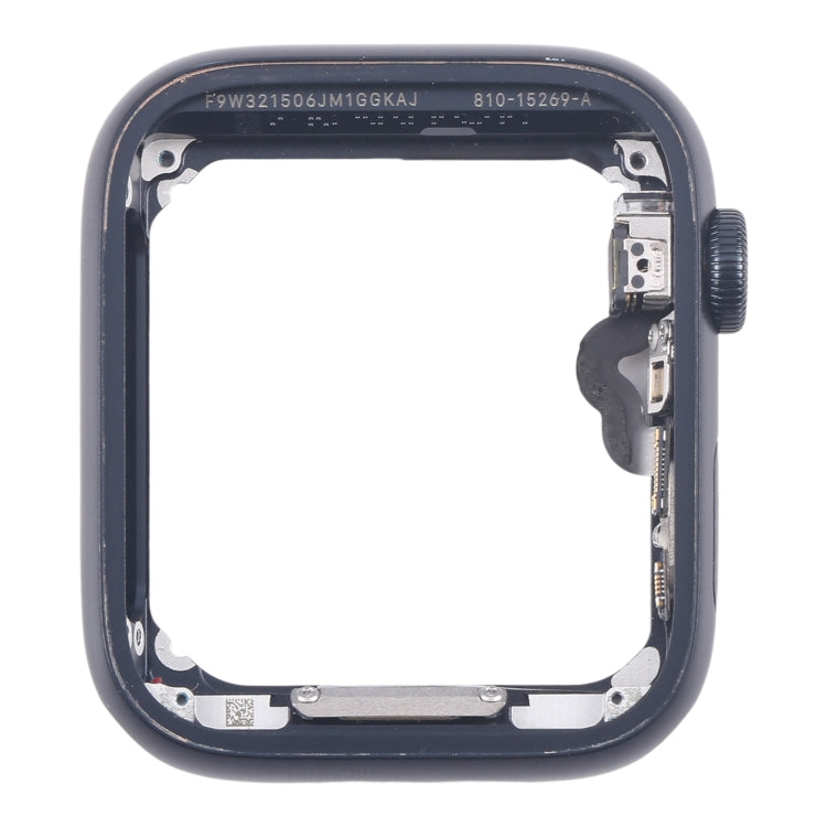 Piastra della lunetta del telaio centrale in lega di alluminio con cavo flessibile dell'asse di rotazione della corona, For Apple Watch SE 2022 40MM LTE, For Apple Watch SE 2022 40MM GPS, For Apple Watch SE 2022 44MM LTE, For Apple Watch SE 2022 44MM GPS