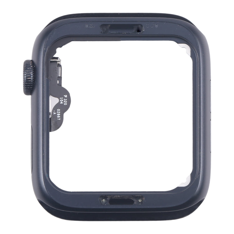 Piastra della lunetta del telaio centrale in lega di alluminio con cavo flessibile dell'asse di rotazione della corona, For Apple Watch SE 2022 40MM LTE, For Apple Watch SE 2022 40MM GPS, For Apple Watch SE 2022 44MM LTE, For Apple Watch SE 2022 44MM GPS