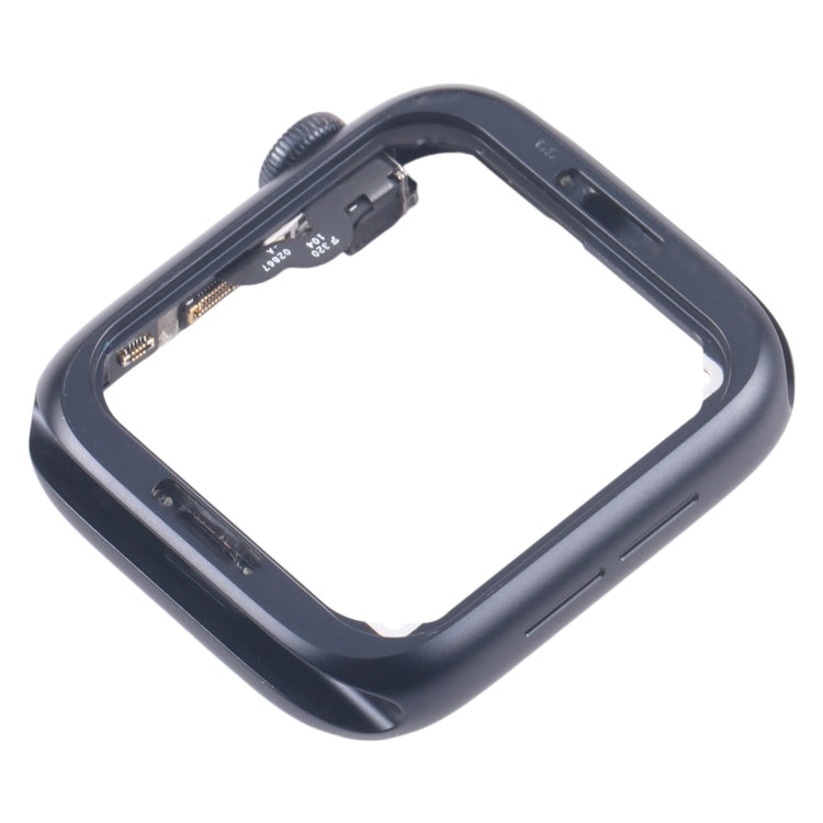 Piastra della lunetta del telaio centrale in lega di alluminio con cavo flessibile dell'asse di rotazione della corona, For Apple Watch SE 2022 40MM LTE, For Apple Watch SE 2022 40MM GPS, For Apple Watch SE 2022 44MM LTE, For Apple Watch SE 2022 44MM GPS