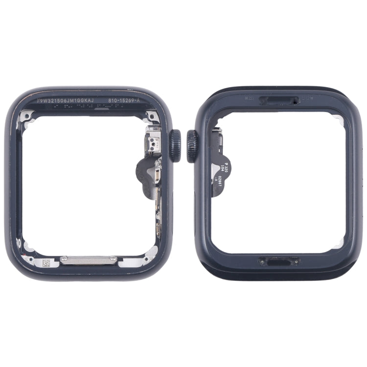 Piastra della lunetta del telaio centrale in lega di alluminio con cavo flessibile dell'asse di rotazione della corona, For Apple Watch SE 2022 40MM LTE, For Apple Watch SE 2022 40MM GPS, For Apple Watch SE 2022 44MM LTE, For Apple Watch SE 2022 44MM GPS