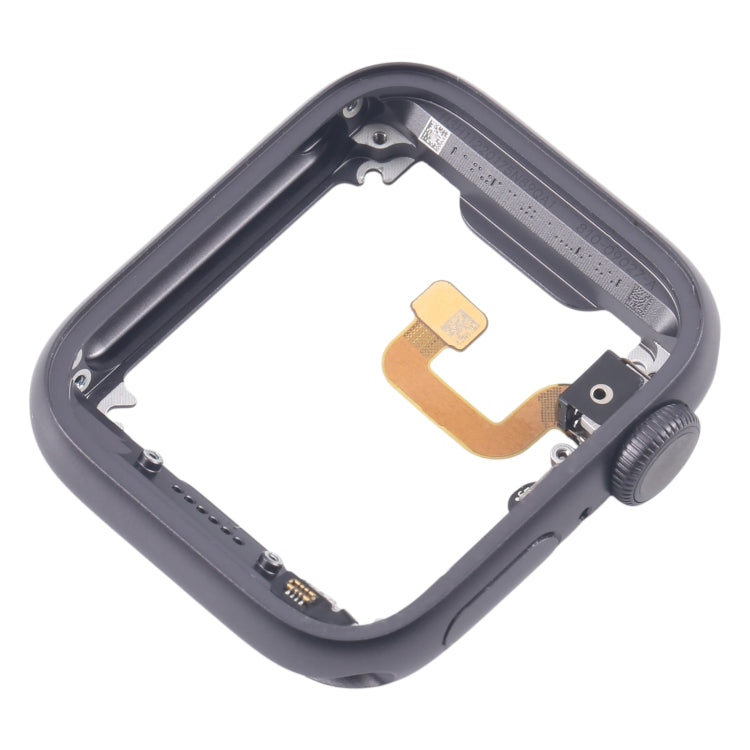 Piastra della lunetta del telaio centrale in lega di alluminio con cavo flessibile dell'asse di rotazione della corona, For Apple Watch Series 6 40MM LTE, For Apple Watch Series 6 40MM GPS, For Apple Watch Series 6 44MM LTE