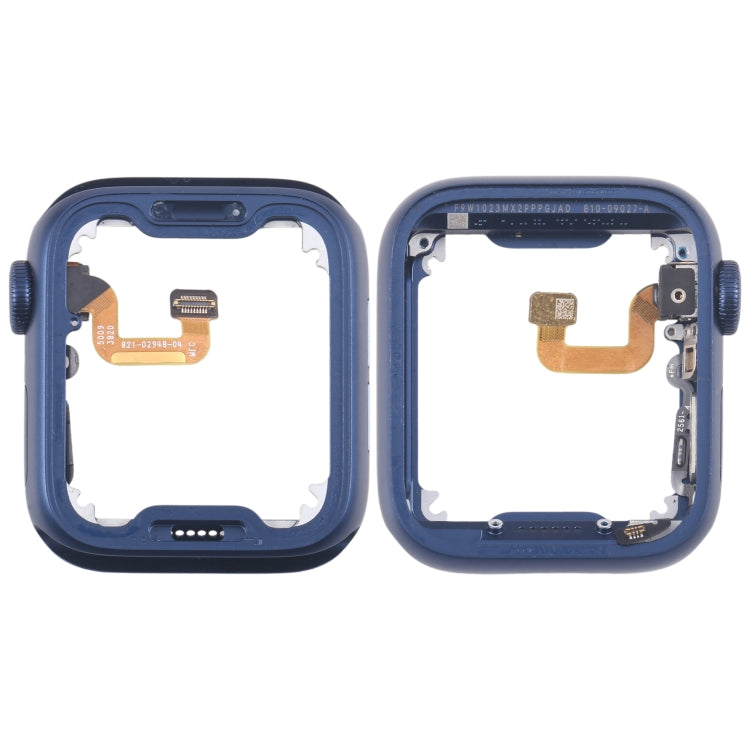 Aluminum Alloy Middle Frame Bezel Plate with Crown Rotation Axis Flex Cable, For Apple Watch Series 6 40MM LTE, For Apple Watch Series 6 40MM GPS, For Apple Watch Series 6 44MM LTE