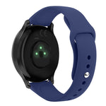 Cinturino in silicone con fibbia rovesciata tinta unita, misura: piccola cod, For Garmin Vivoactive 3 / Vivomove HR