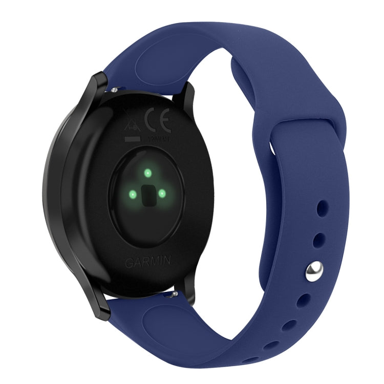 Cinturino in silicone con fibbia rovesciata tinta unita, misura: piccola cod, For Garmin Vivoactive 3 / Vivomove HR