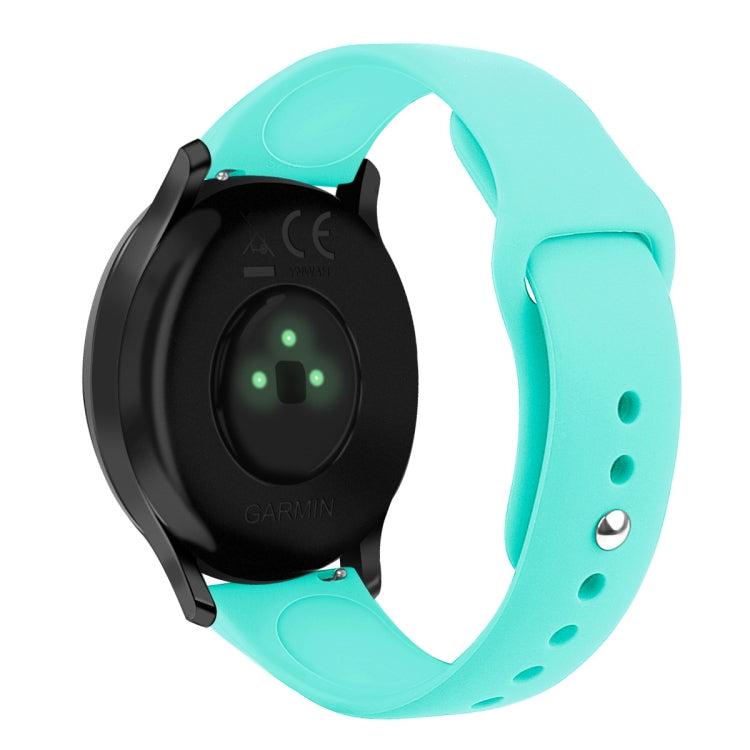 Cinturino in silicone con fibbia rovesciata tinta unita, misura: piccola cod, For Garmin Vivoactive 3 / Vivomove HR