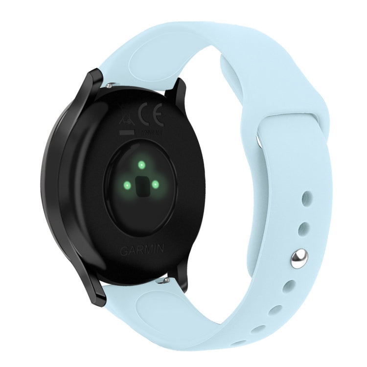 Cinturino in silicone con fibbia rovesciata tinta unita, misura: piccola cod, For Garmin Vivoactive 3 / Vivomove HR