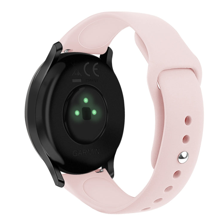 Cinturino in silicone con fibbia rovesciata tinta unita, misura: piccola cod, For Garmin Vivoactive 3 / Vivomove HR