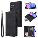 Portafoglio multifunzionale con cerniera smerigliata in pelle per telefono, For Galaxy A16 5G, For Galaxy A06 4G