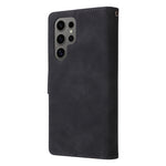 Portafoglio multifunzionale con cerniera smerigliata in pelle per telefono, For Galaxy S25 Ultra 5G, For Galaxy S24 FE 5G, For Galaxy S23 FE 5G, For Galaxy S22+ 5G