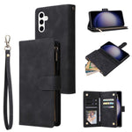 Portafoglio multifunzionale con cerniera smerigliata in pelle per telefono, For Galaxy S26 FE 5G, For Galaxy S26+ 5G, For Galaxy S26 Ultra 5G, For Galaxy S26 5G