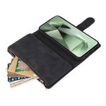 Portafoglio multifunzionale con cerniera smerigliata in pelle per telefono, For Galaxy S26 FE 5G, For Galaxy S26+ 5G, For Galaxy S26 Ultra 5G, For Galaxy S26 5G
