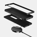 Custodia per telefono MagSafe in microrilievo ABEEL C in fibra di carbonio serie 6D, For Samsung Galaxy Z Fold Special, For Samsung Galaxy Z Fold6 5G, For Samsung Galaxy Z Fold5 5G, For Samsung Galaxy Z Flip5 5G