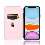 Custodia portafoglio in pelle TPU per iPhone 11 e 12