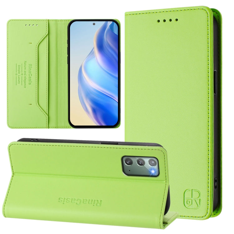 RC01 Custodia per telefono in pelle RFID con ventosa magnetica a doppia piega, For Samsung Galaxy XCover 5, For Samsung Galaxy Note20 Ultra, For Samsung Galaxy Note20