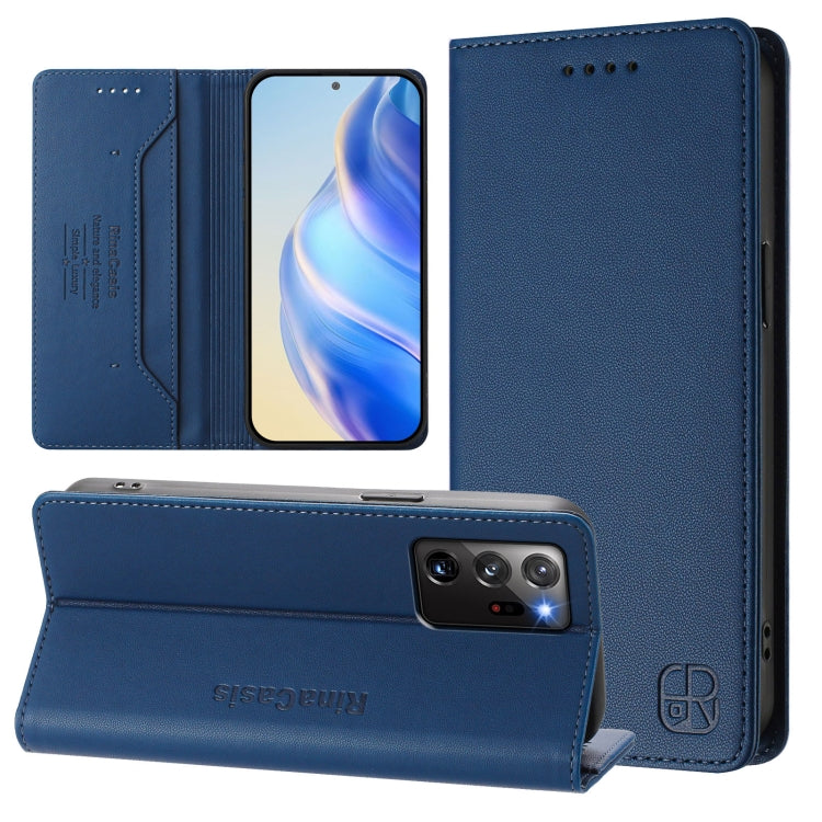 RC01 Custodia per telefono in pelle RFID con ventosa magnetica a doppia piega, For Samsung Galaxy XCover 5, For Samsung Galaxy Note20 Ultra, For Samsung Galaxy Note20