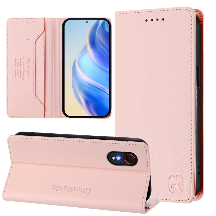 RC01 Custodia per telefono in pelle RFID con ventosa magnetica a doppia piega, For Samsung Galaxy XCover 5, For Samsung Galaxy Note20 Ultra, For Samsung Galaxy Note20