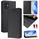 RC01 Custodia per telefono in pelle RFID con ventosa magnetica a doppia piega, For Samsung Galaxy XCover7 Pro, For Samsung Galaxy XCover7 5G Global, For Samsung Galaxy XCover 6 Pro