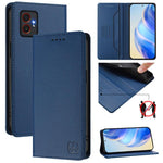 RC01 Custodia per telefono in pelle RFID con ventosa magnetica a doppia piega, For Samsung Galaxy XCover7 Pro, For Samsung Galaxy XCover7 5G Global, For Samsung Galaxy XCover 6 Pro