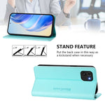 RC01 Custodia per telefono in pelle RFID con ventosa magnetica a doppia piega, For Samsung Galaxy A03 166mm, For Samsung Galaxy A03 164mm, For Samsung Galaxy A32 5G / M32 5G