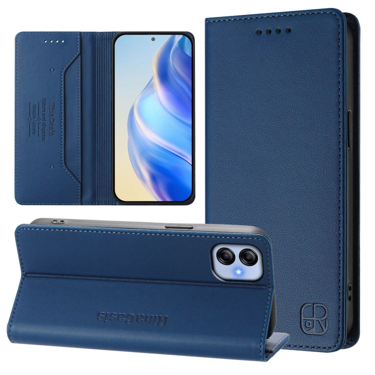 RC01 Custodia per telefono in pelle RFID con ventosa magnetica a doppia piega, For Samsung Galaxy A04e 4G / F04, For Samsung Galaxy A14 5G / 4G, For Samsung Galaxy A34 5G