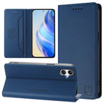 RC01 Custodia per telefono in pelle RFID con ventosa magnetica a doppia piega, For Galaxy A27 5G, For Samsung Galaxy A06 4G / 5G, For Samsung Galaxy A56 5G