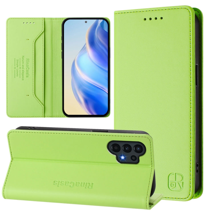 RC01 Custodia per telefono in pelle RFID con ventosa magnetica a doppia piega, For Samsung Galaxy A54 5G, For Samsung Galaxy A13 5G / 4G, For Samsung Galaxy A22 5G / A22s 5G