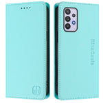 RC01 Custodia per telefono in pelle RFID con ventosa magnetica a doppia piega, For Samsung Galaxy A32 4G, For Samsung Galaxy A02 / M02, For Samsung Galaxy A72 4G / 5G