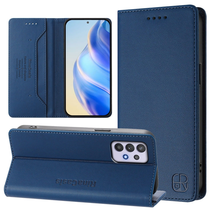 RC01 Custodia per telefono in pelle RFID con ventosa magnetica a doppia piega, For Samsung Galaxy A32 4G, For Samsung Galaxy A02 / M02, For Samsung Galaxy A72 4G / 5G