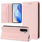 RC01 Custodia per telefono in pelle RFID con ventosa magnetica a doppia piega, For Samsung Galaxy A26 5G, For Samsung Galaxy A36 5G, For Samsung Galaxy A16 5G