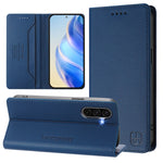 RC01 Custodia per telefono in pelle RFID con ventosa magnetica a doppia piega, For Galaxy A27 5G, For Samsung Galaxy A06 4G / 5G, For Samsung Galaxy A56 5G