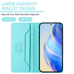 RC01 Custodia per telefono in pelle RFID con ventosa magnetica a doppia piega, For Galaxy A27 5G, For Samsung Galaxy A06 4G / 5G, For Samsung Galaxy A56 5G