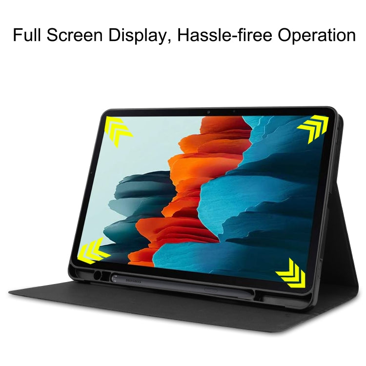 Custodia in TPU con trama pelle per Galaxy Tab S8 e S7