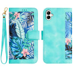 Custodia per telefono in pelle con motivo floreale e cordino, For Samsung Galaxy A14 5G / 4G, For Samsung Galaxy A34 5G, For Samsung Galaxy A54 5G, For Samsung Galaxy A04e