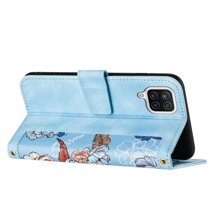 Custodia per telefono in pelle con motivo floreale e cordino, For Samsung Galaxy A12 5G, For Samsung Galaxy A04, For Samsung Galaxy A53 5G, For Samsung Galaxy A73 5G
