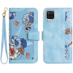 Custodia per telefono in pelle con motivo floreale e cordino, For Samsung Galaxy A12 5G, For Samsung Galaxy A04, For Samsung Galaxy A53 5G, For Samsung Galaxy A73 5G