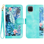 Custodia per telefono in pelle con motivo floreale e cordino, For Samsung Galaxy A12 5G, For Samsung Galaxy A04, For Samsung Galaxy A53 5G, For Samsung Galaxy A73 5G