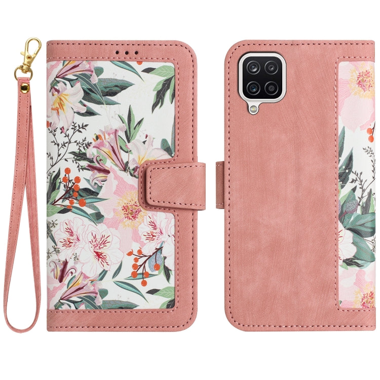 Custodia per telefono in pelle con motivo floreale e cordino, For Samsung Galaxy A12 5G, For Samsung Galaxy A04, For Samsung Galaxy A53 5G, For Samsung Galaxy A73 5G