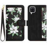 Custodia per telefono in pelle con motivo floreale e cordino, For Samsung Galaxy A12 5G, For Samsung Galaxy A04, For Samsung Galaxy A53 5G, For Samsung Galaxy A73 5G