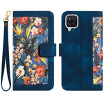 Custodia per telefono in pelle con motivo floreale e cordino, For Samsung Galaxy A12 5G, For Samsung Galaxy A04, For Samsung Galaxy A53 5G, For Samsung Galaxy A73 5G