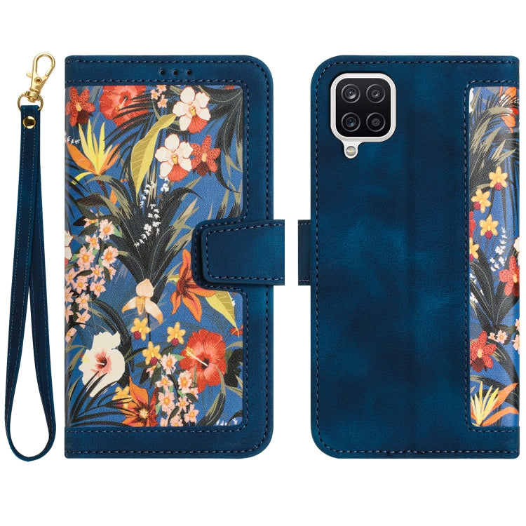 Custodia per telefono in pelle con motivo floreale e cordino, For Samsung Galaxy A12 5G, For Samsung Galaxy A04, For Samsung Galaxy A53 5G, For Samsung Galaxy A73 5G