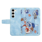 Custodia per telefono in pelle con motivo floreale e cordino, For Samsung Galaxy S23 5G, For Samsung Galaxy S20 FE, For Samsung Galaxy S22 Ultra 5G, For Samsung Galaxy S22+ 5G