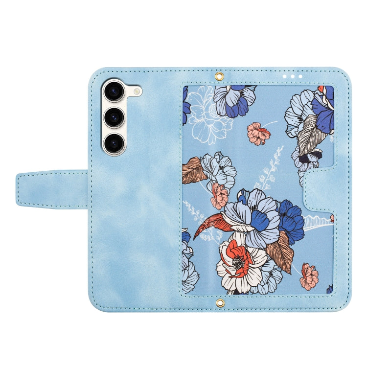 Custodia per telefono in pelle con motivo floreale e cordino, For Samsung Galaxy S23 5G, For Samsung Galaxy S20 FE, For Samsung Galaxy S22 Ultra 5G, For Samsung Galaxy S22+ 5G