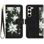 Custodia per telefono in pelle con motivo floreale e cordino, For Samsung Galaxy S23 5G, For Samsung Galaxy S20 FE, For Samsung Galaxy S22 Ultra 5G, For Samsung Galaxy S22+ 5G