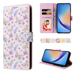 Custodia per telefono in pelle RFID con pittura abbronzante, For Galaxy A16 5G, For Galaxy A06 4G, For Galaxy A35 5G, For Galaxy A24 5G