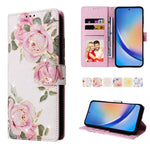 Custodia per telefono in pelle RFID con pittura abbronzante, For Galaxy A16 5G, For Galaxy A06 4G, For Galaxy A35 5G, For Galaxy A24 5G