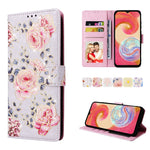 Custodia per telefono in pelle RFID con pittura abbronzante, For Galaxy A04e