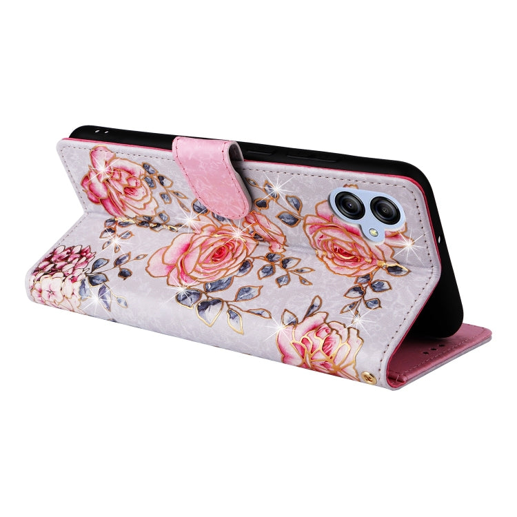 Custodia per telefono in pelle RFID con pittura abbronzante, For Galaxy A04e