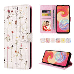 Custodia per telefono in pelle RFID con pittura abbronzante, For Galaxy A04e