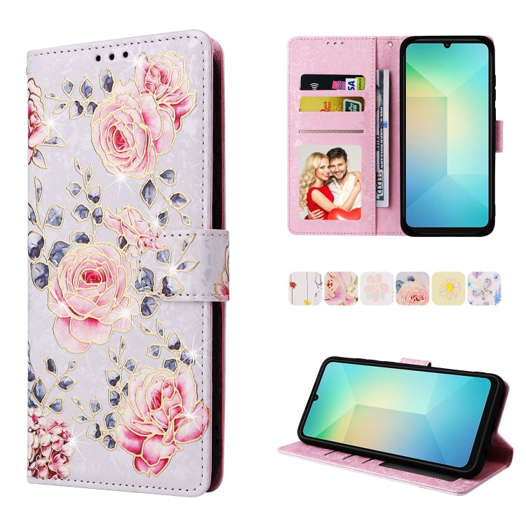 Custodia per telefono in pelle RFID con pittura abbronzante, For Galaxy A16 5G, For Galaxy A06 4G, For Galaxy A35 5G, For Galaxy A24 5G